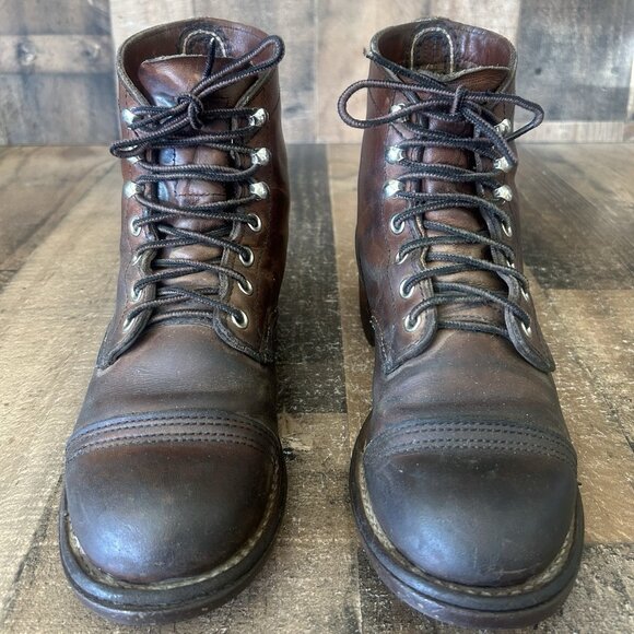 Red Wing 8111 Iron Ranger Work Boots Mens 4.5 D - Picture 3 of 12